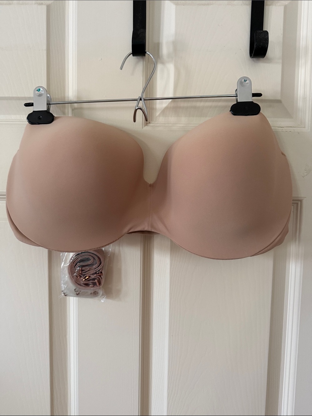 Soma Strapless Molded Bandeau Bra in Blush